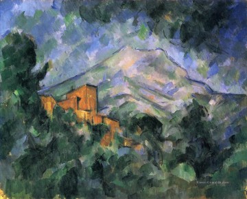  Cezanne Galerie - Montagne Sainte Victoire und das Schwarze Schloss Paul Cezanne